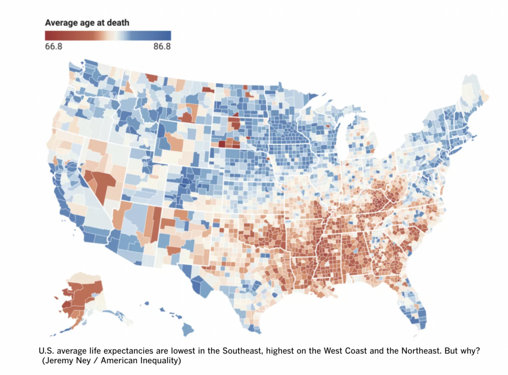 US average life expectancy